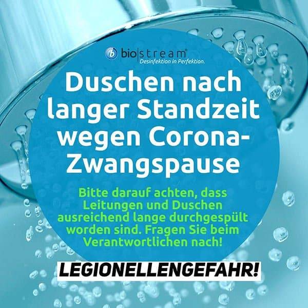 Gefahr durch Legionellen