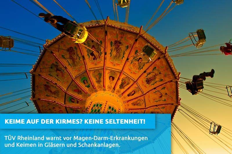 Schlauchdesinfektion auf Kirmes gegen Keime